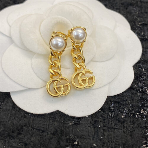 High Quality Luxury Gucci Double G Earrings – Style 50995