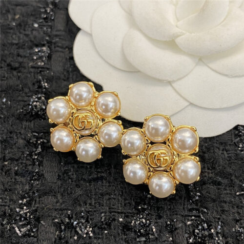 High Quality Luxury Gucci Double G Earrings alternate view