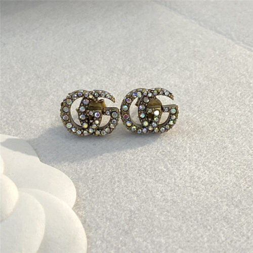 High Quality Luxury Gucci Colorful Diamond Stud Earrings – Style 50983 product detail
