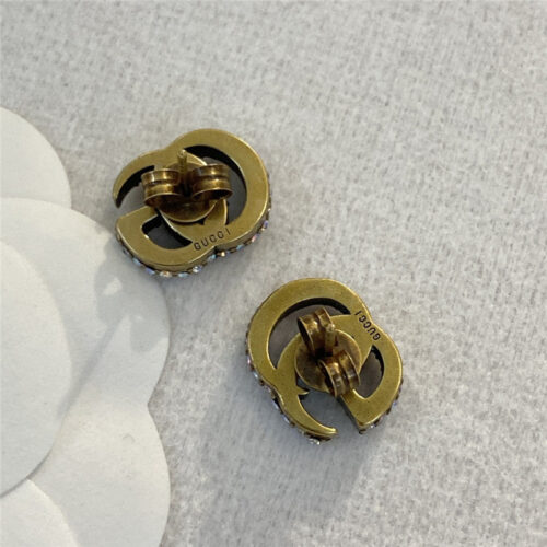 High Quality Luxury Gucci Colorful Diamond Stud Earrings – Style 50983 product detail