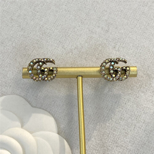 High Quality Luxury Gucci Colorful Diamond Stud Earrings – Style 50983 product detail