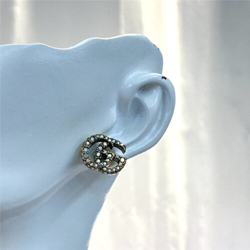 High Quality Luxury Gucci Colorful Diamond Stud Earrings – Style 50983 product detail