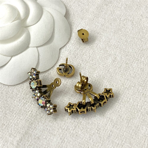 High Quality Luxury Gucci Colorful Diamond Stud Earrings – Style 50985 product detail