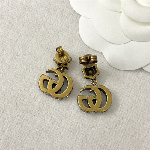 High Quality Luxury Gucci Colorful Diamond Stud Earrings product detail
