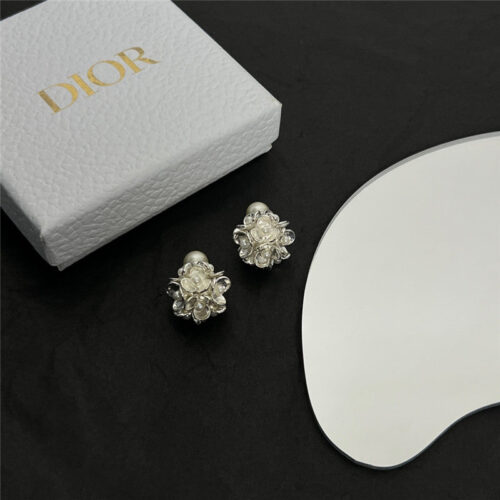 High Quality Luxury Dior Middle Age Earrings