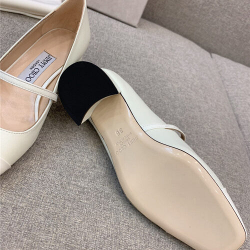 High Quality Luxury Jimmy Choo New Thick Heel Mary Jane Shoes product detail