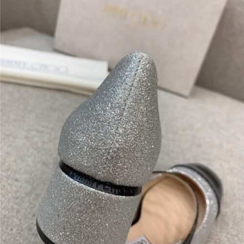 High Quality Luxury Jimmy Choo New Thick Heel Mary Jane Shoes – Style 94487 product detail