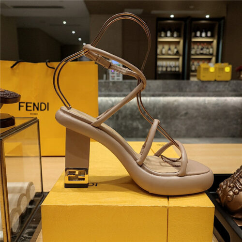 High Quality Luxury Fendi Color Block Haute Couture Sandals – Style 89747 product detail