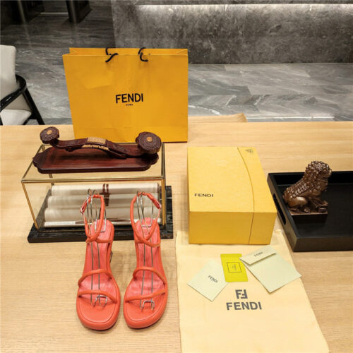 High Quality Luxury Fendi Color Block Haute Couture Sandals – Style 77875 product detail