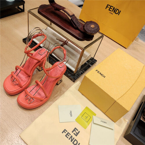 High Quality Luxury Fendi Color Block Haute Couture Sandals – Style 77875 product detail