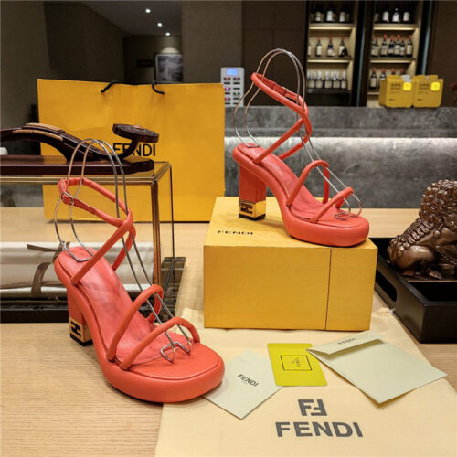 High Quality Luxury Fendi Color Block Haute Couture Sandals – Style 77875 alternate view