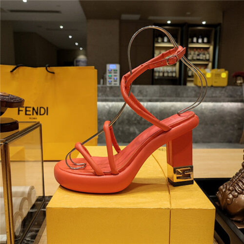 High Quality Luxury Fendi Color Block Haute Couture Sandals – Style 77875 product detail