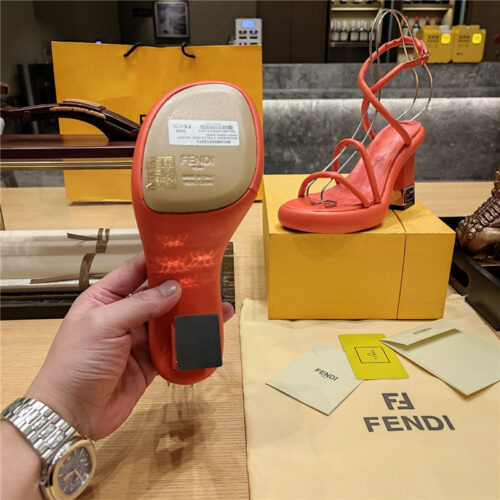 High Quality Luxury Fendi Color Block Haute Couture Sandals – Style 77875 product detail