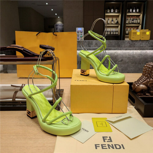 High Quality Luxury Fendi Color Block Haute Couture Sandals – Style 98771 product detail