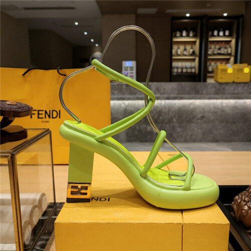 High Quality Luxury Fendi Color Block Haute Couture Sandals – Style 98771 product detail