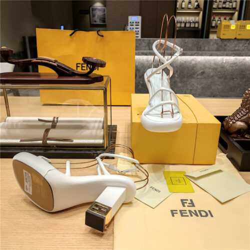 High Quality Luxury Fendi Color Block Haute Couture Sandals – Style 55827 product detail