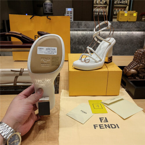 High Quality Luxury Fendi Color Block Haute Couture Sandals – Style 55827 product detail