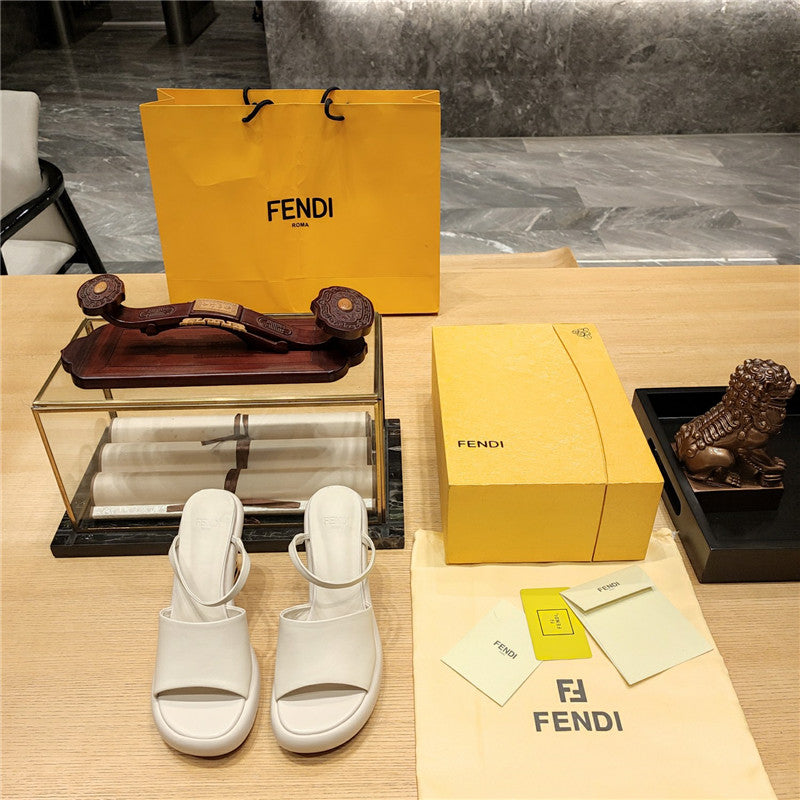 High Quality Luxury Fendi Block Heel Sandals – Style 74003 product detail