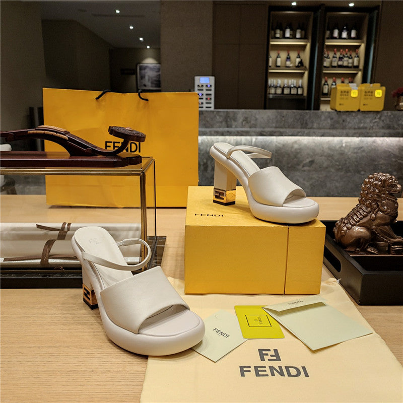 High Quality Luxury Fendi Block Heel Sandals – Style 74003 product detail