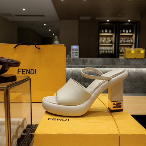 High Quality Luxury Fendi Block Heel Sandals – Style 74003 product detail