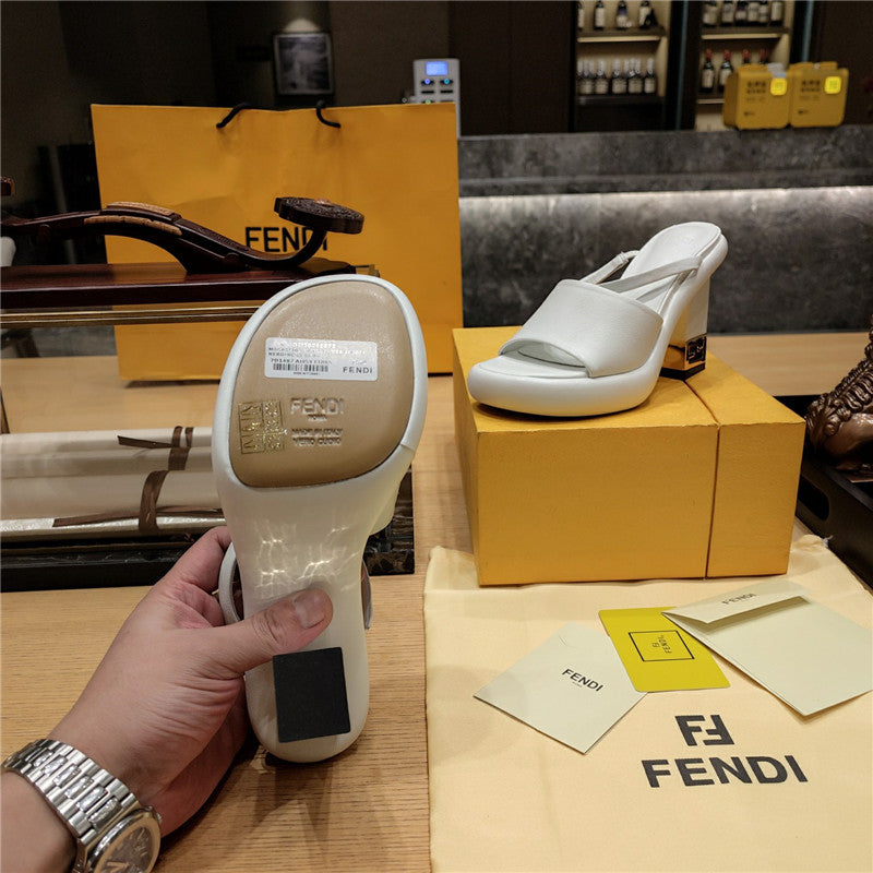 High Quality Luxury Fendi Block Heel Sandals – Style 67219 product detail
