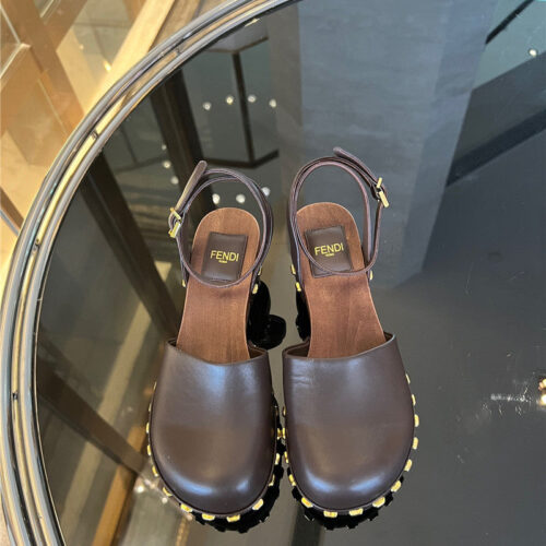 High Quality Luxury Fendi Classic Clogs – Style 41171 alternate view