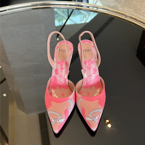 High Quality Luxury Fendi Slingback Shoes product detail