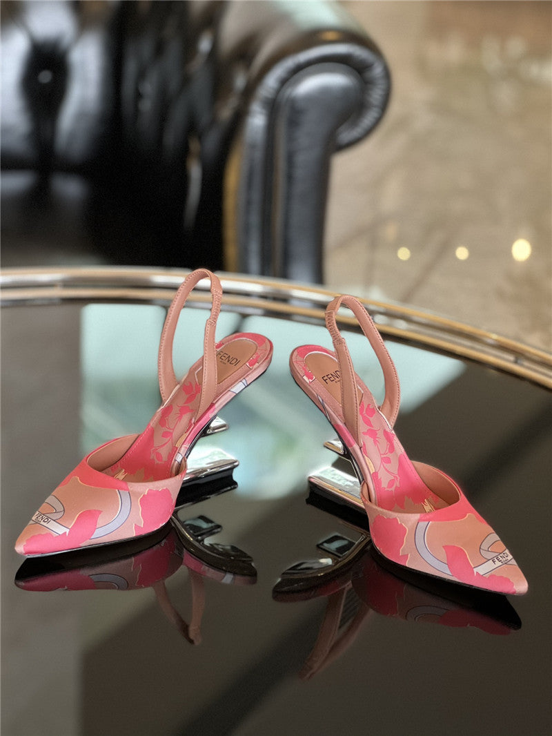 High Quality Luxury Fendi Slingback Shoes product detail