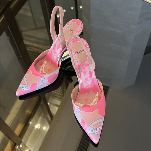 High Quality Luxury Fendi Slingback Shoes product detail