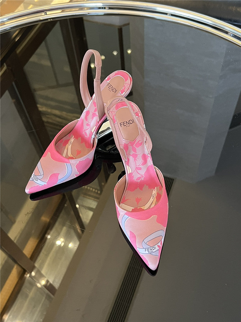 High Quality Luxury Fendi Slingback Shoes product detail