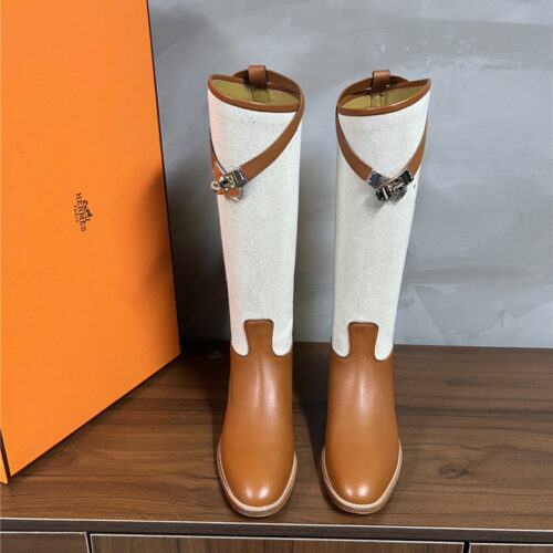 High Quality Luxury Hermes Autumn And Winter New Classic Long Boots alternate view