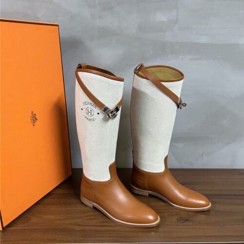 High Quality Luxury Hermes Autumn And Winter New Classic Long Boots