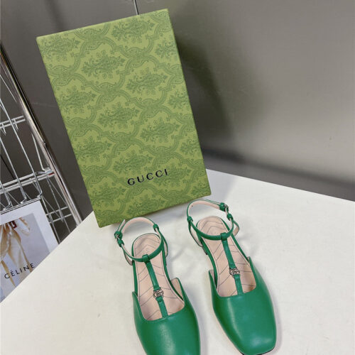 High Quality Luxury Gucci Double G Hardware Buckle Embellished Sandals – Style 07411 alternate view