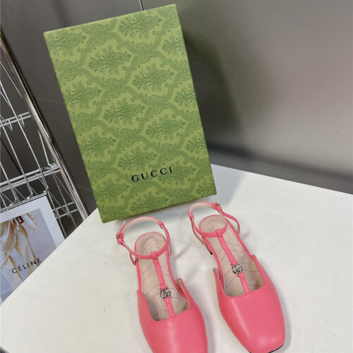 High Quality Luxury Gucci Double G Hardware Buckle Embellished Sandals product detail