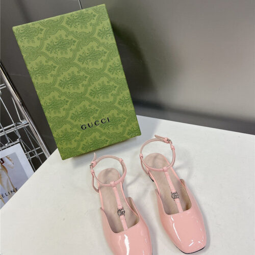 High Quality Luxury Gucci Double G Hardware Buckle Embellished Sandals – Style 05715 alternate view