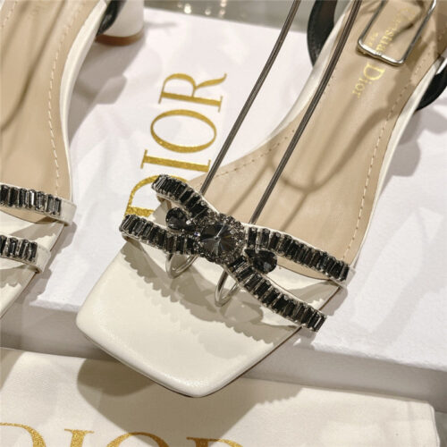 High Quality Luxury Dior Rhinestone Mary Jane Ballet Shoes – Style 74278 product detail
