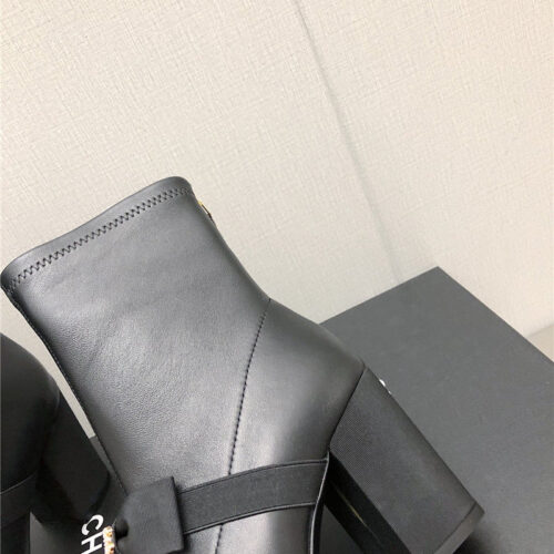 High Quality Luxury Chanel Explosion Bow Snow White Short Boots – Style 28134 product detail