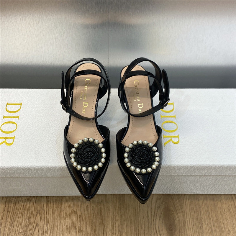 High Quality Luxury Dior New Circle With Pointed Toe High Heels Womens Shoes – Style 21798 product detail