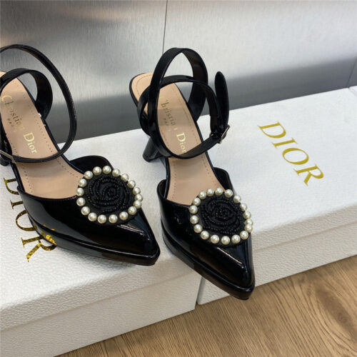 High Quality Luxury Dior New Circle With Pointed Toe High Heels Womens Shoes – Style 21798 product detail
