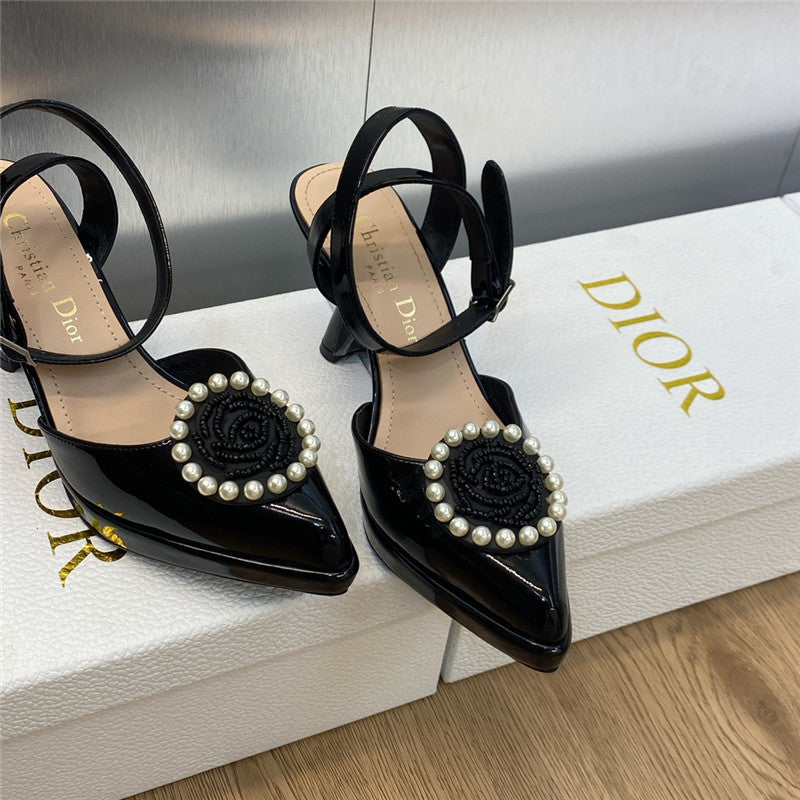 High Quality Luxury Dior New Circle With Pointed Toe High Heels Womens Shoes – Style 21798 product detail