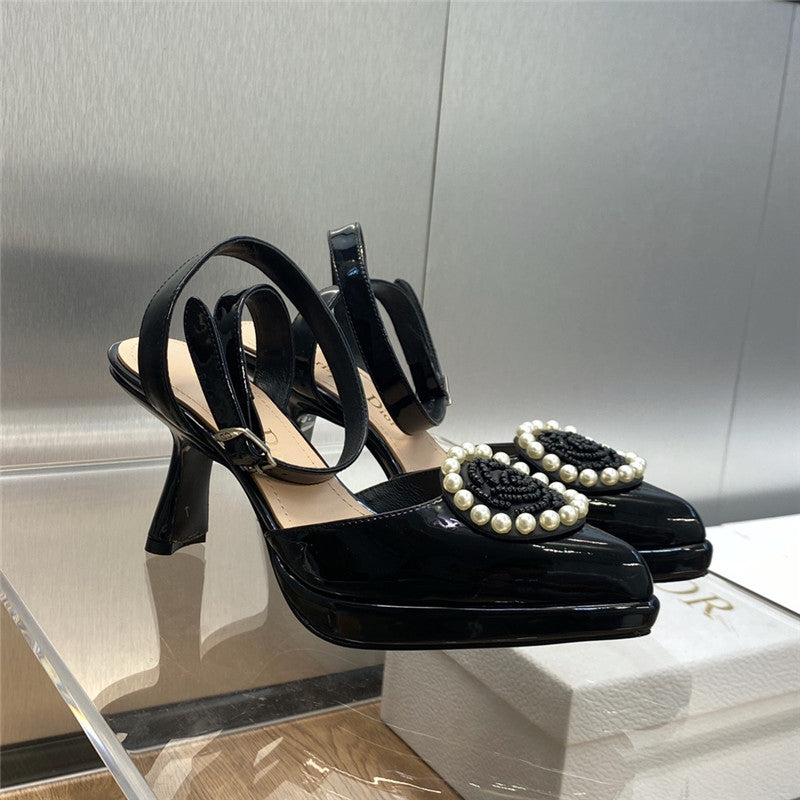 High Quality Luxury Dior New Circle With Pointed Toe High Heels Womens Shoes – Style 21798 product detail