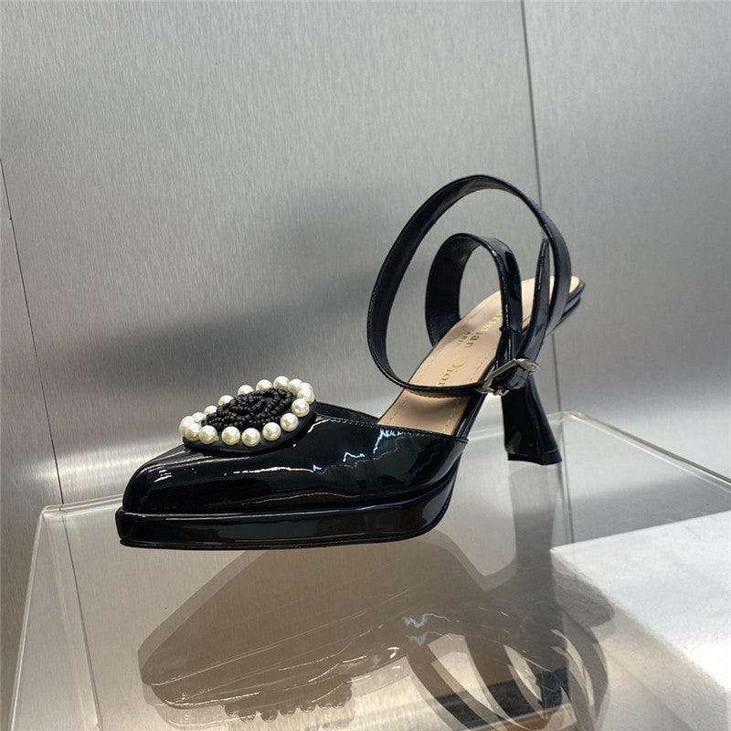 High Quality Luxury Dior New Circle With Pointed Toe High Heels Womens Shoes – Style 21798 product detail