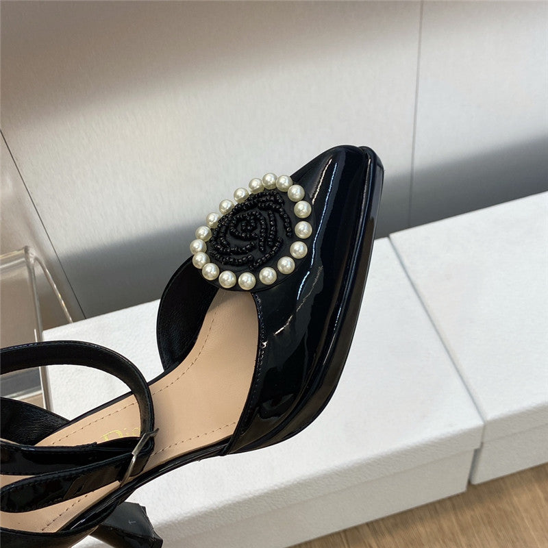 High Quality Luxury Dior New Circle With Pointed Toe High Heels Womens Shoes – Style 21798 product detail