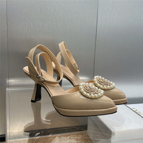 High Quality Luxury Dior New Circle With Pointed Toe High Heels Womens Shoes product detail