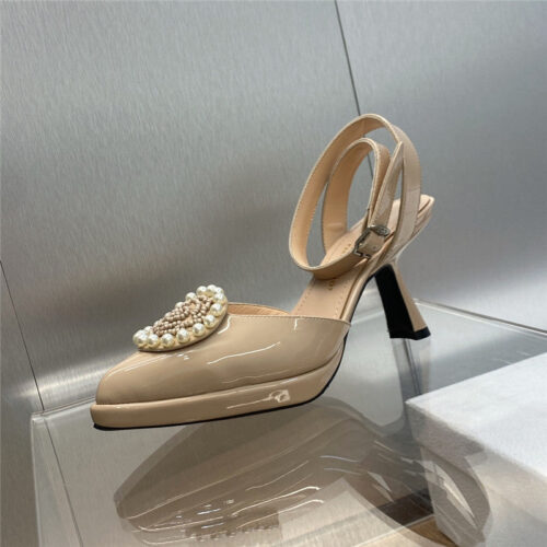 High Quality Luxury Dior New Circle With Pointed Toe High Heels Womens Shoes product detail