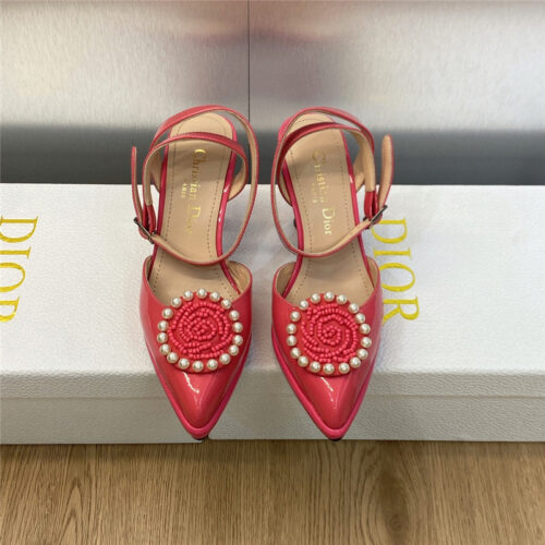 High Quality Luxury Dior New Circle With Pointed Toe High Heels Womens Shoes – Style 13318 product detail
