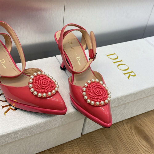 High Quality Luxury Dior New Circle With Pointed Toe High Heels Womens Shoes – Style 13318 product detail