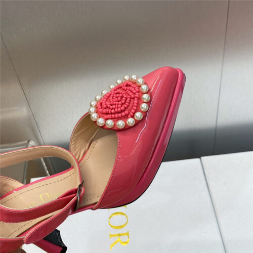 High Quality Luxury Dior New Circle With Pointed Toe High Heels Womens Shoes – Style 13318 product detail