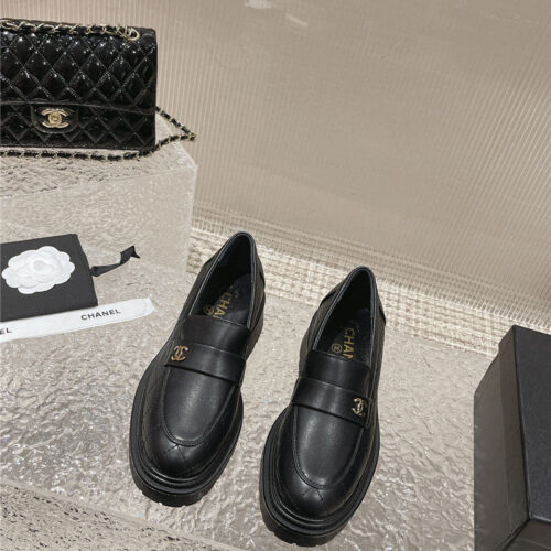 High Quality Luxury Chanel Calfskin Lozenge Shoes alternate view