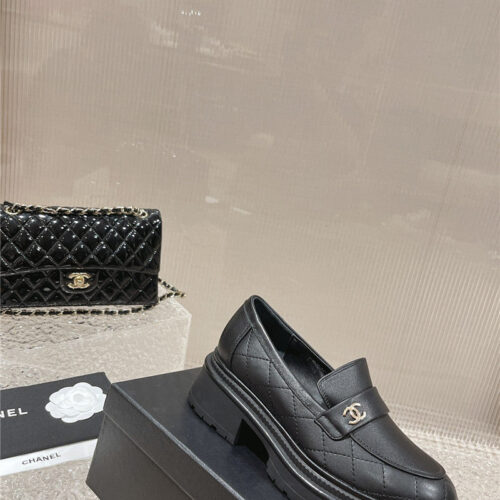 High Quality Luxury Chanel Calfskin Lozenge Shoes product detail